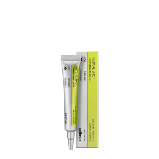 Celimax Retinal Shot Tightening Booster with packaging – luxury K-Beauty anti-aging treatment