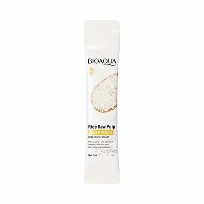BIOAQUA Rice Raw Pulp Sleep Mask packaging