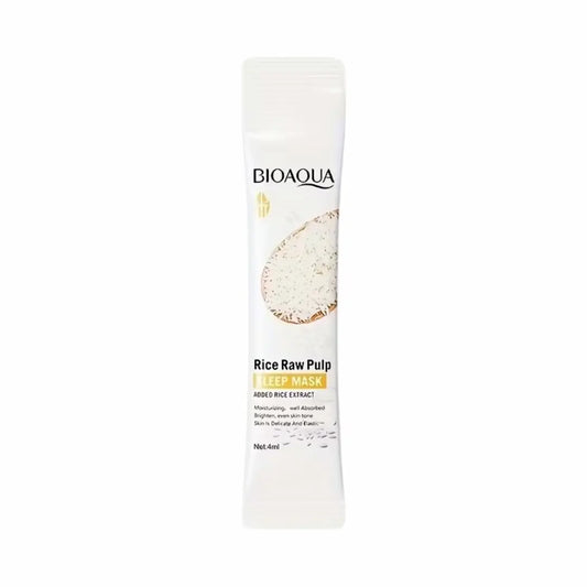 BIOAQUA Rice Raw Pulp Sleep Mask packaging