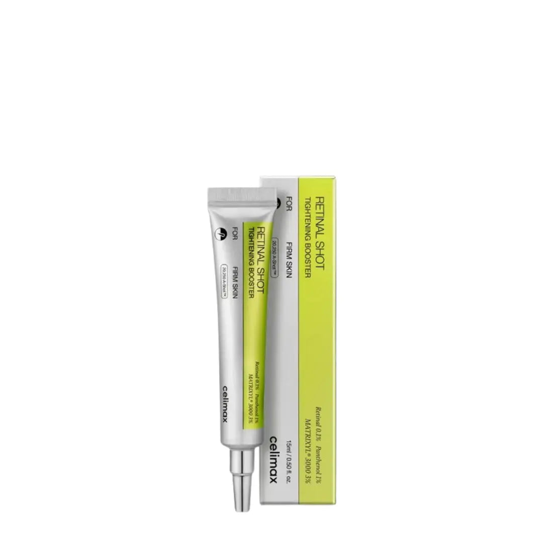 Celimax Retinal Shot Tightening Booster with packaging – luxury K-Beauty anti-aging treatment